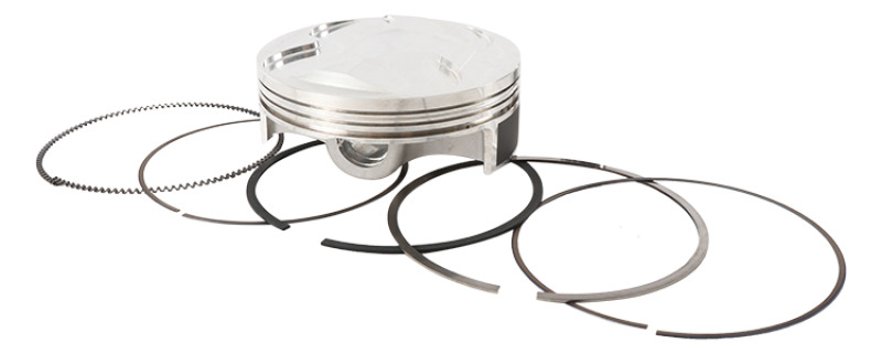 Honda TRX 450ER High Compression Piston Kit - Vertex Pistons - Forged, 13.5:1 Compression, MoS2 Coated - `06-`14